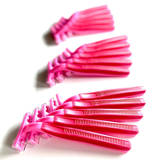 7 Pink Razors